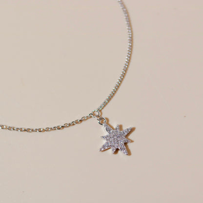 ELVORIA Eira Snowflake Bracelet – Rose Gold & Platinum Plated 925 Sterling Silver