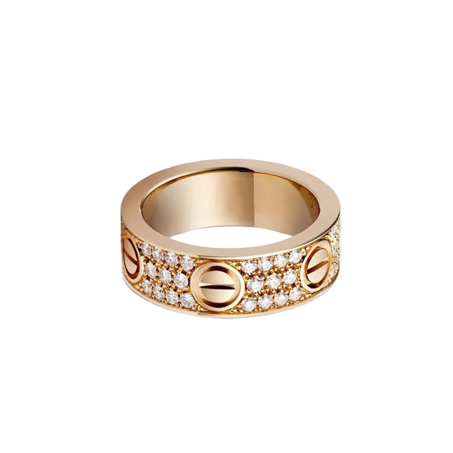 18K Celestial Love Diamond-Paved 6.5mm Ring