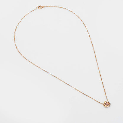 18K Celestial Trinity Pink Sapphire Necklace