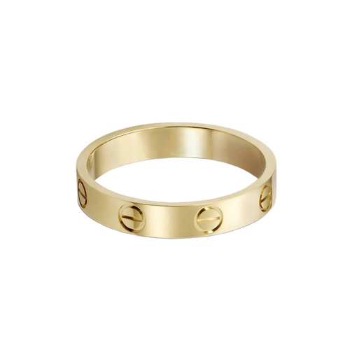 18K Celestial Love Wedding 4mm Ring