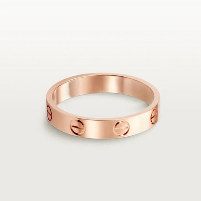 18K Celestial Love Wedding 4mm Ring