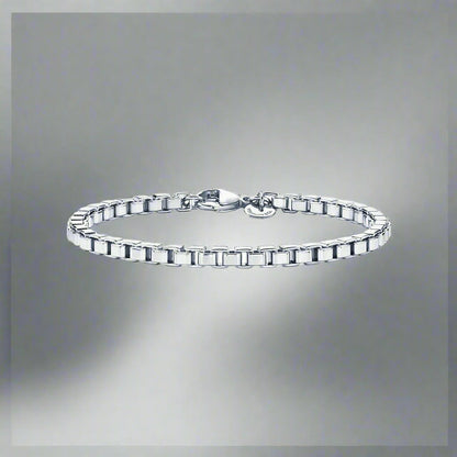 18K Celestial T Venetian Link Bracelet