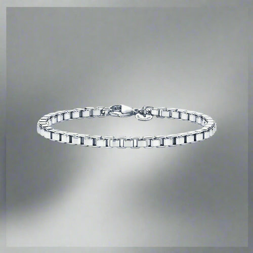 18K Celestial T Venetian Link Bracelet