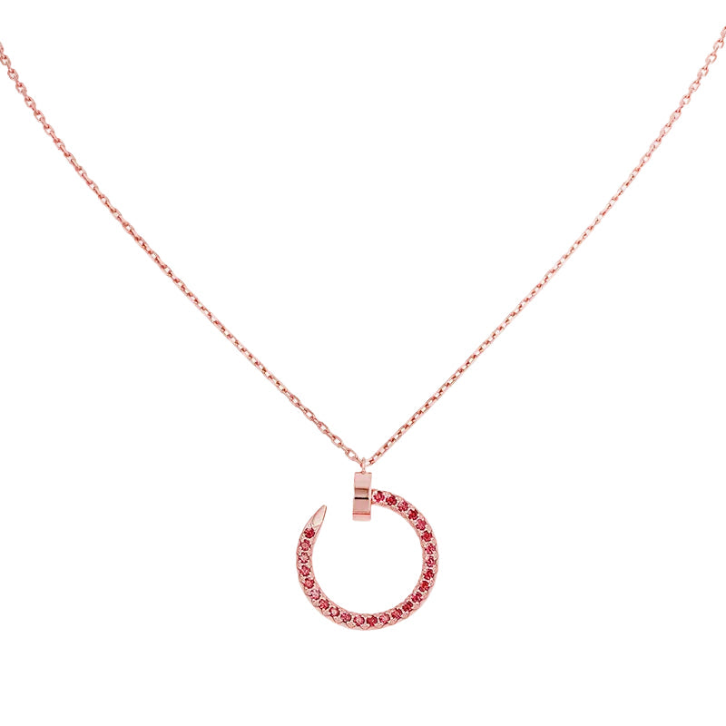 18K Celestial Juste Un Clou Pink Diamonds Necklace