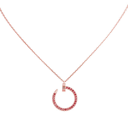 18K Celestial Juste Un Clou Pink Diamonds Necklace