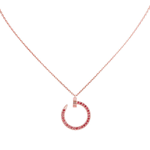 18K Celestial Juste Un Clou Pink Diamonds Necklace
