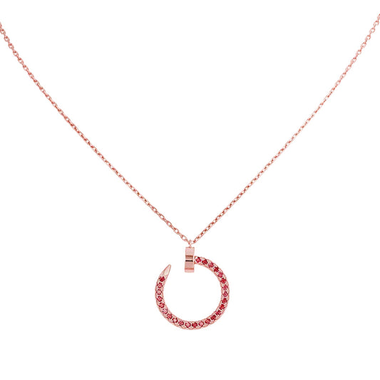 18K Celestial Juste Un Clou Pink Diamonds Necklace