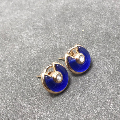 18K Celestial Amulette De Earrings