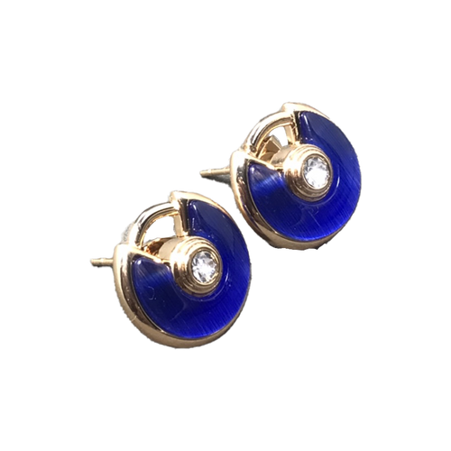 18K Celestial Amulette De Earrings