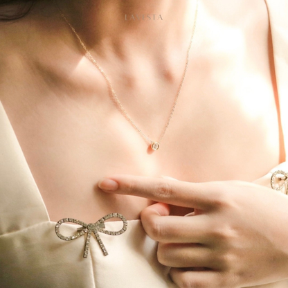ELVORIA Stella Star Necklace – 18K Gold Plated 925 Sterling Silver