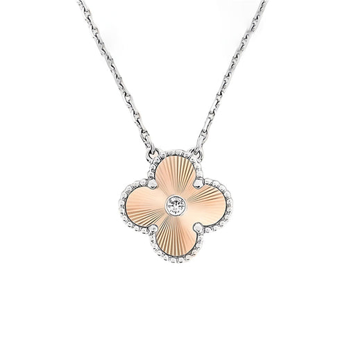 18K Celestial Vintage Alhambra Holiday Pendant Necklace