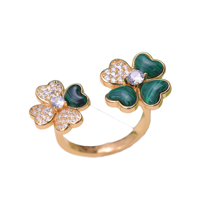 18K Celestial Cosmos Between the Finger Diamond Ring