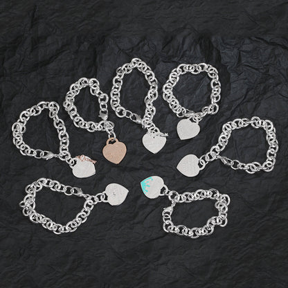 18K Celestial T Heart Tag Bracelet