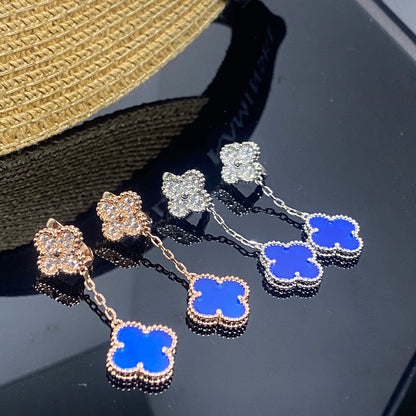 18K Celestial Magic Alhambra Earclips Earrings