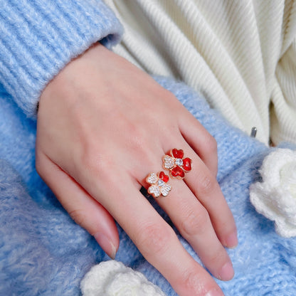 18K Celestial Cosmos Between the Finger Diamond Ring