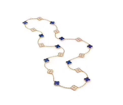 18K Celestial Vintage Alhambra 20 Motifs Long Necklace