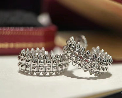 18K Celestial Clash De Earrings