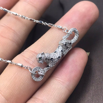 18K Celestial Panth̬re De Diamond Necklace