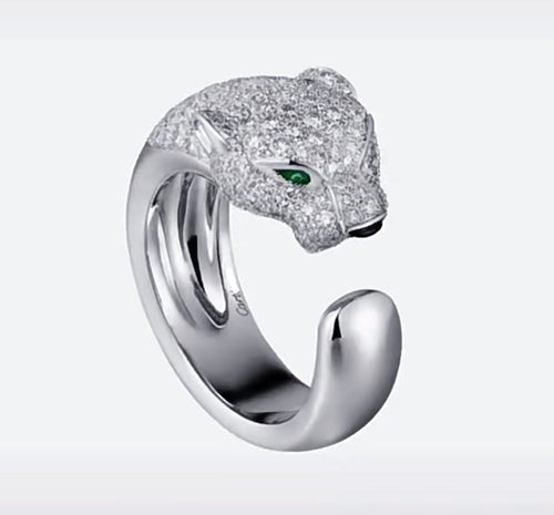 18K Panth̬re De Ring
