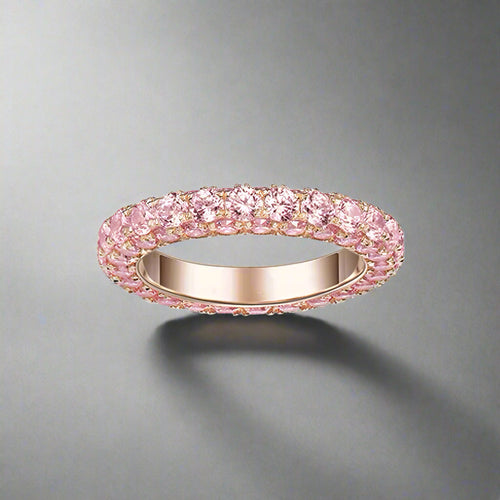 18K Celestial T Pink Crystal Ring
