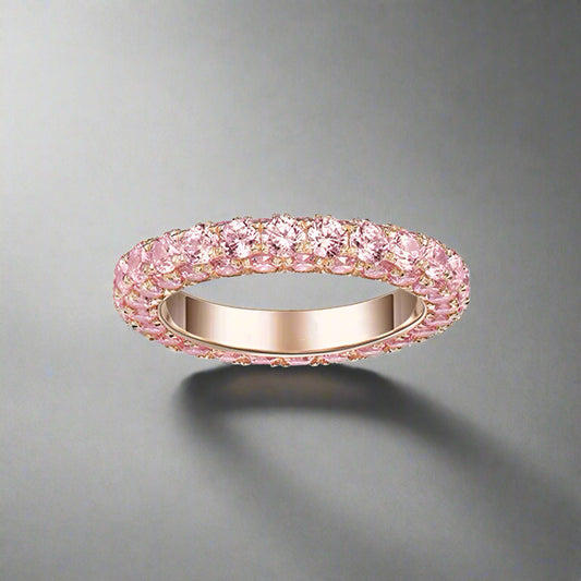 18K Celestial T Pink Crystal Ring
