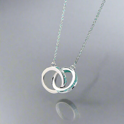 18K Celestial T 1837 Interlocking Circles Pendant Necklace