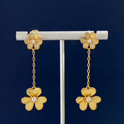 18K Celestial Frivole Pendant Earrings
