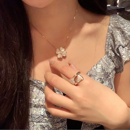 18K Celestial Cosmos Clip pendant Necklace