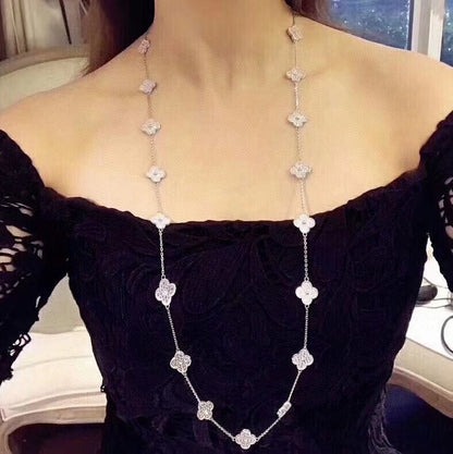 18K Celestial Vintage Alhambra 20 Motifs Long Necklace