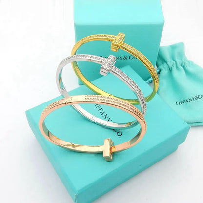 18K Celestial T1 Wide Diamond Bangle Bracelet