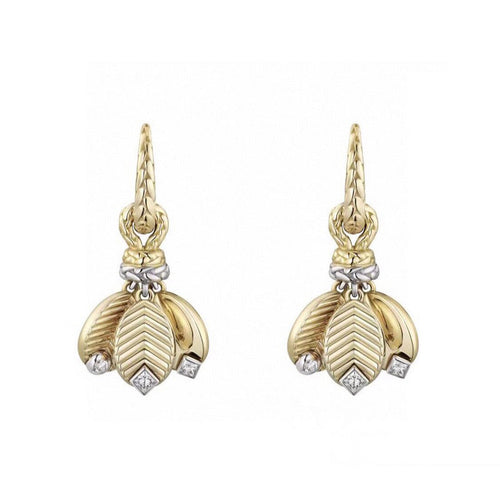 18K Celestial Grain De Caf̩ Earrings