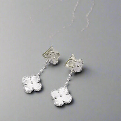 18K Celestial Magic Alhambra Earclips Earrings