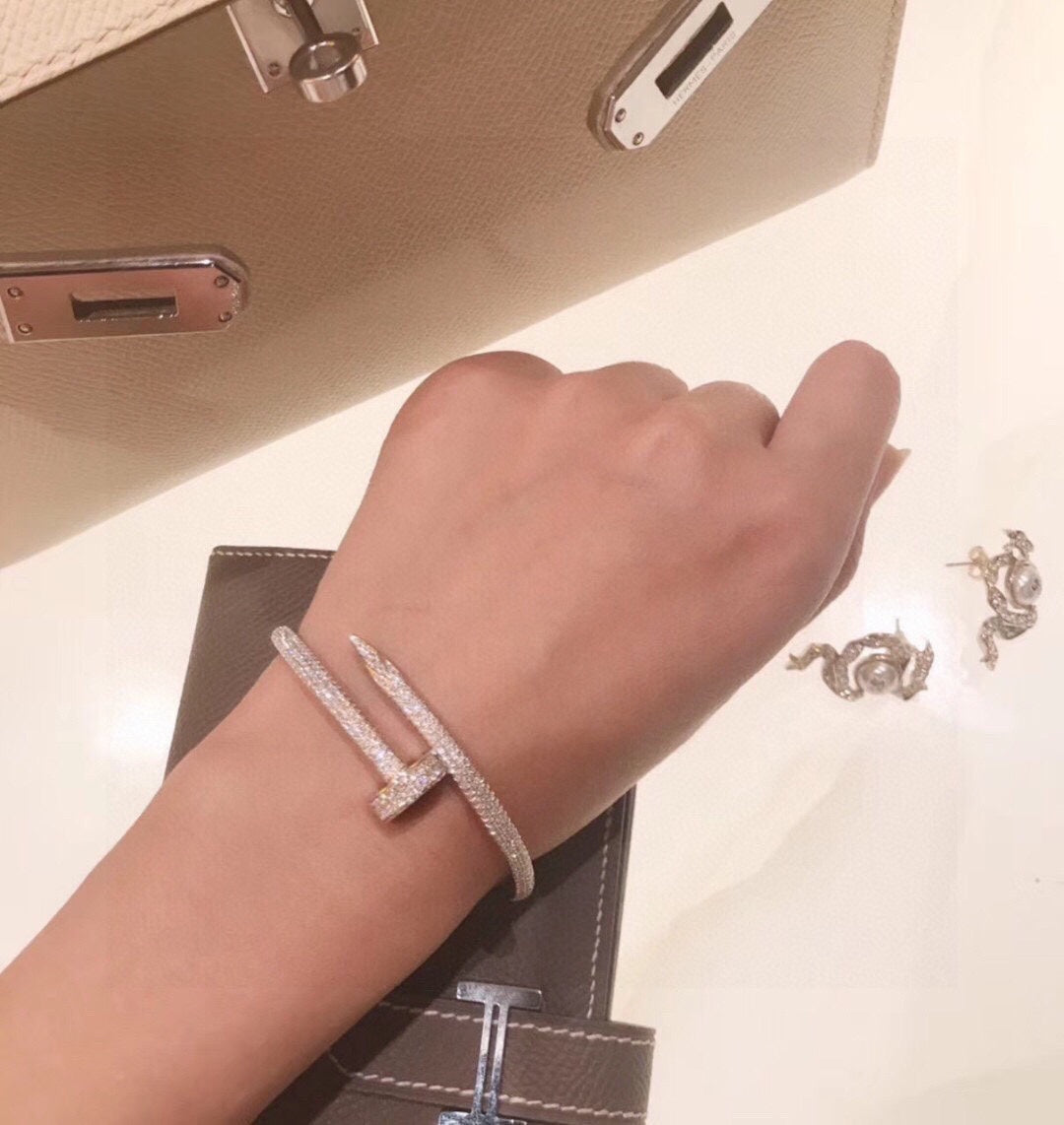 18K Celestial Juste Un Clou Diamonds Bracelet
