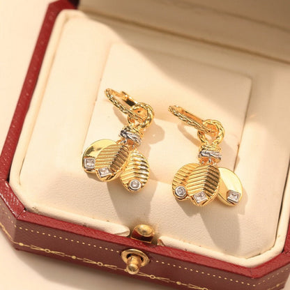 18K Celestial Grain De Caf̩ Earrings