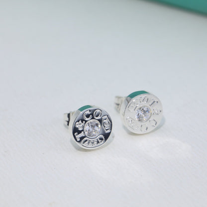 18K Celestial T 1837 Diamond Earrings
