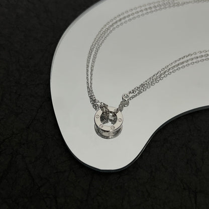 18K Celestial Love 2 Diamond Necklace