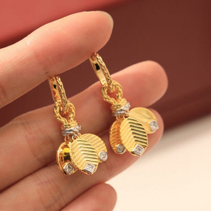 18K Celestial Grain De Caf̩ Earrings