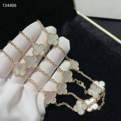18K Celestial Vintage Alhambra 20 Motifs Long Necklace