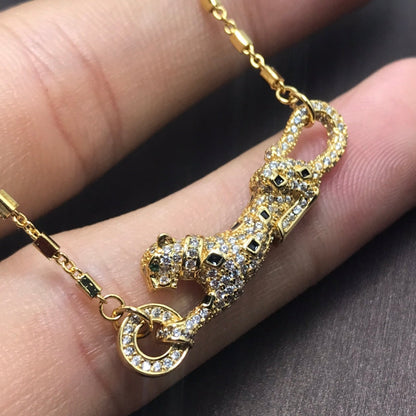 18K Celestial Panth̬re De Diamond Necklace