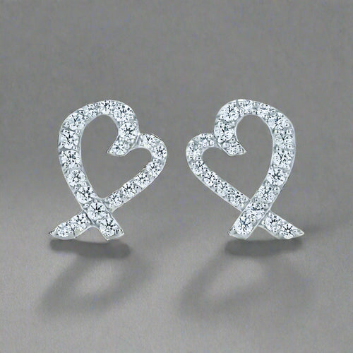 18K Celestial T Diamond Earrings
